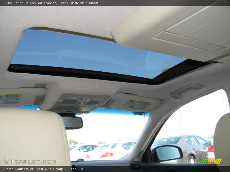 Black Obsidian / Wheat 2008 Infiniti M 45x AWD Sedan