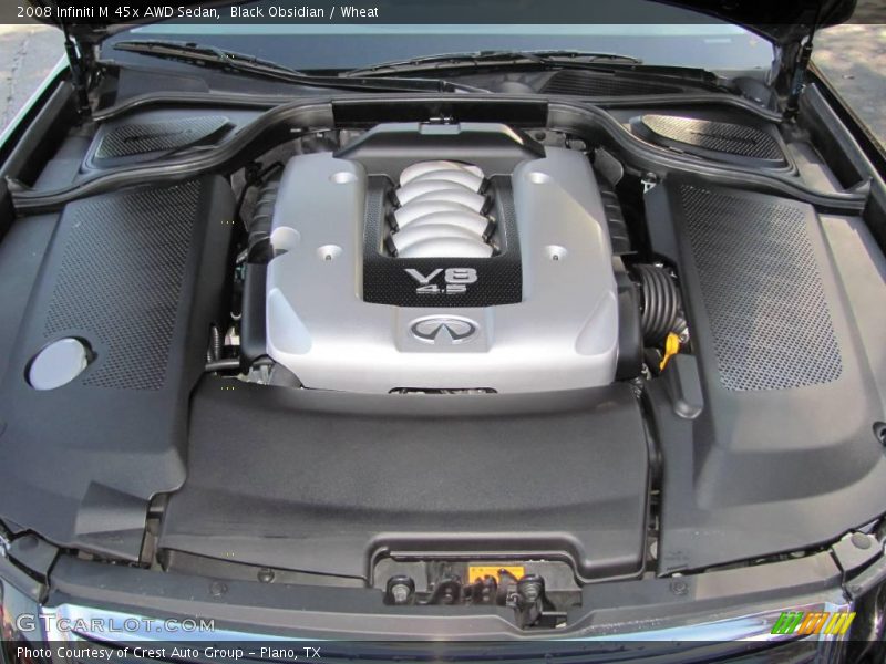 Black Obsidian / Wheat 2008 Infiniti M 45x AWD Sedan