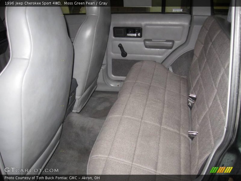 Moss Green Pearl / Gray 1996 Jeep Cherokee Sport 4WD