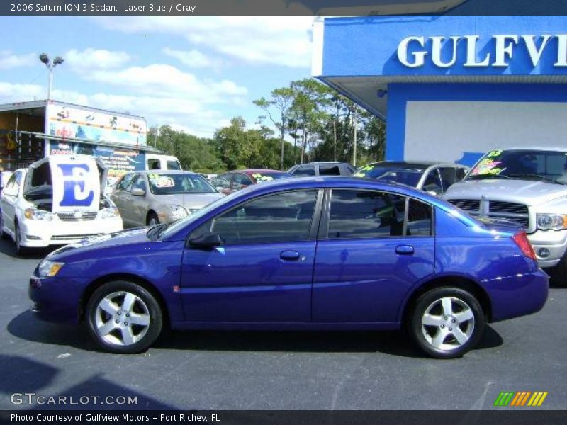 Laser Blue / Gray 2006 Saturn ION 3 Sedan