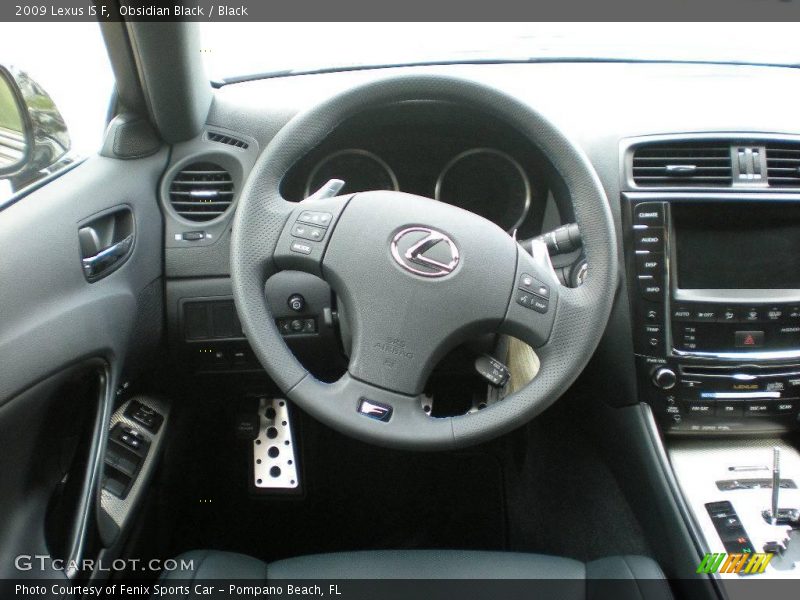 Obsidian Black / Black 2009 Lexus IS F