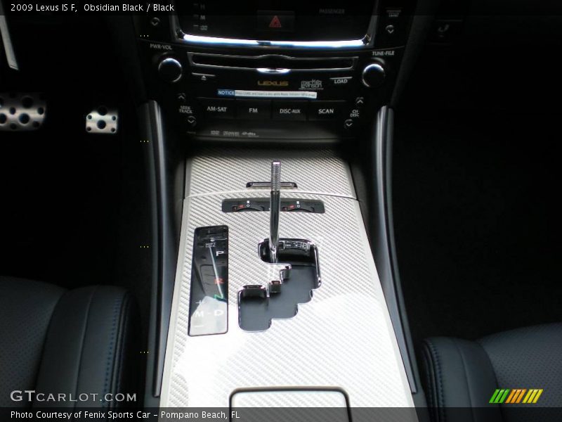 Obsidian Black / Black 2009 Lexus IS F