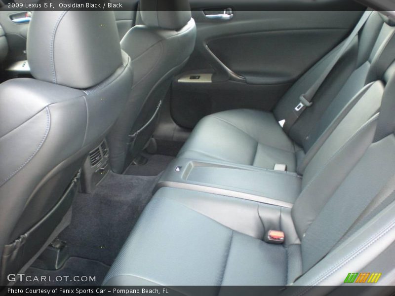 Obsidian Black / Black 2009 Lexus IS F