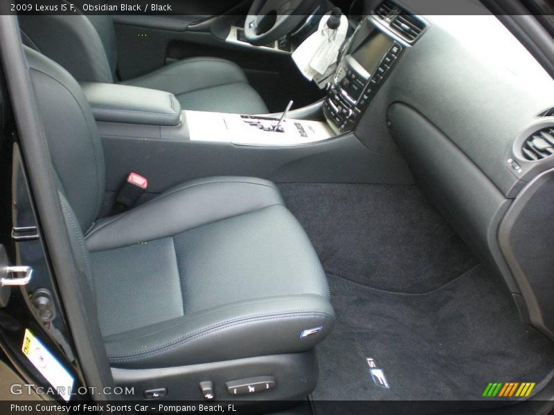 Obsidian Black / Black 2009 Lexus IS F