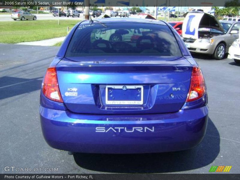 Laser Blue / Gray 2006 Saturn ION 3 Sedan