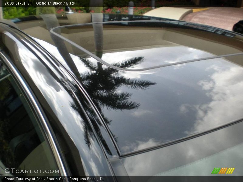Obsidian Black / Black 2009 Lexus IS F