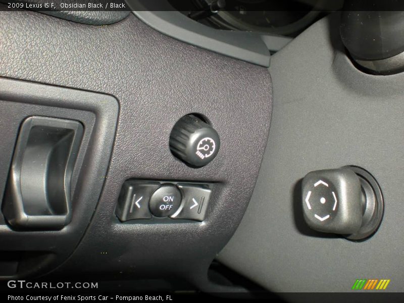 Obsidian Black / Black 2009 Lexus IS F