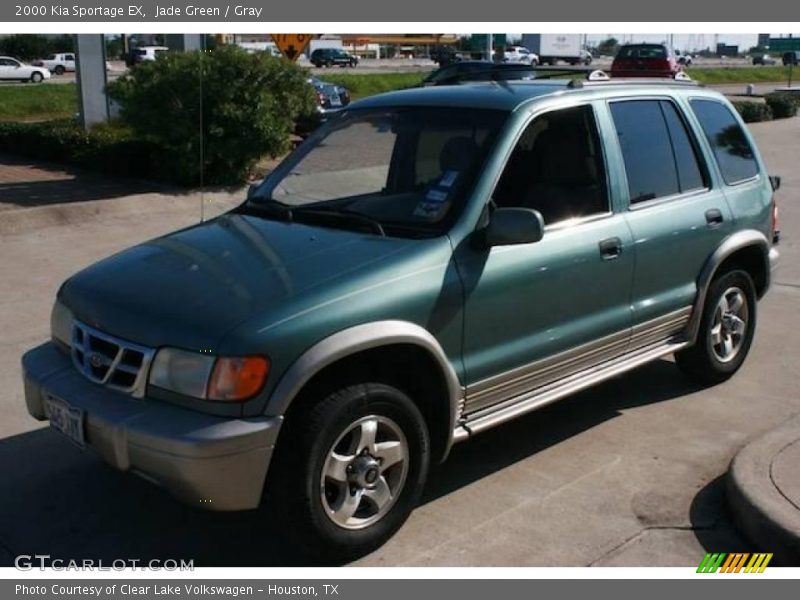 Jade Green / Gray 2000 Kia Sportage EX