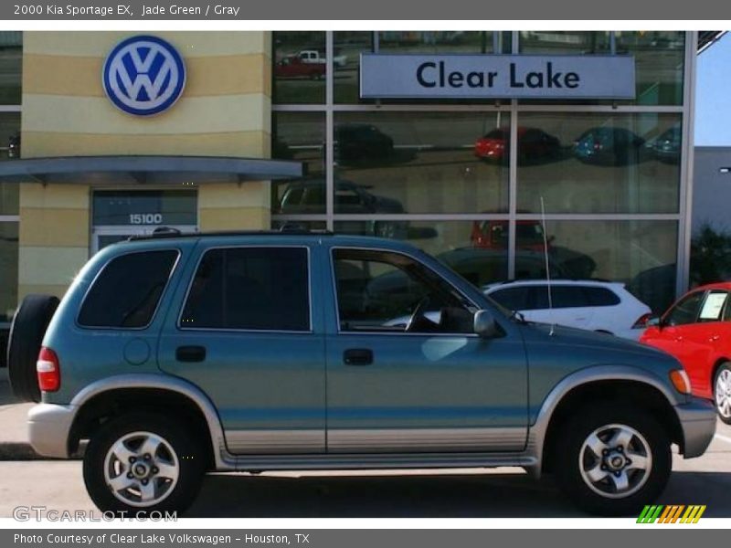 Jade Green / Gray 2000 Kia Sportage EX