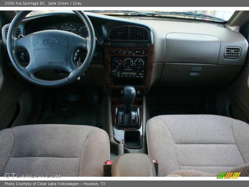 Jade Green / Gray 2000 Kia Sportage EX