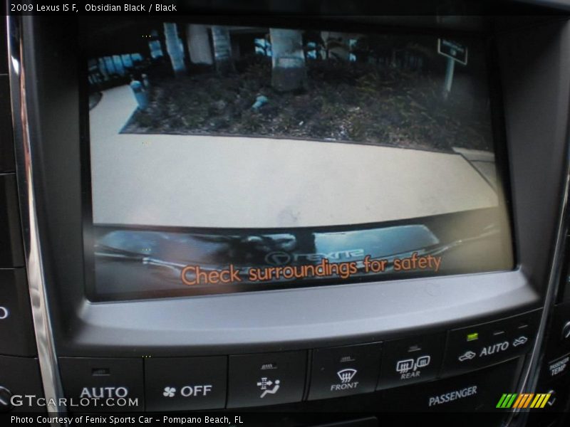 Obsidian Black / Black 2009 Lexus IS F