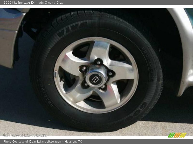 Jade Green / Gray 2000 Kia Sportage EX