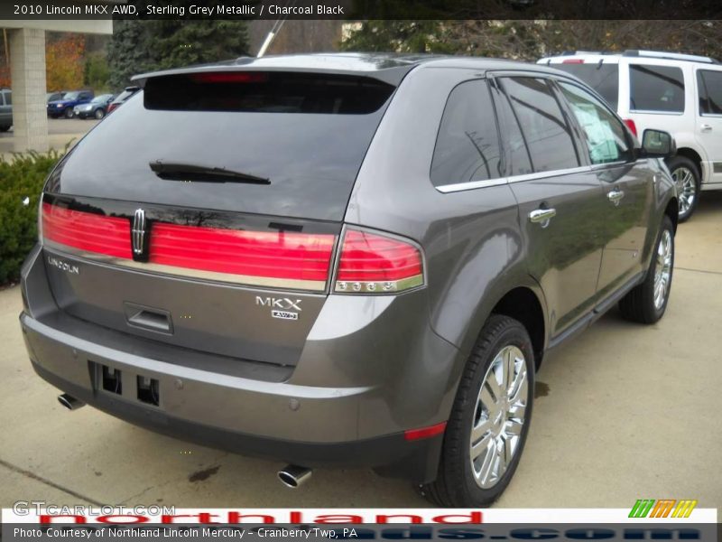 Sterling Grey Metallic / Charcoal Black 2010 Lincoln MKX AWD