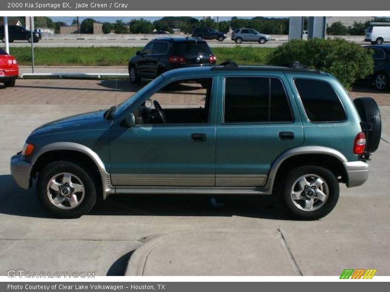 Jade Green / Gray 2000 Kia Sportage EX