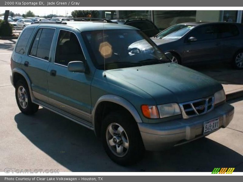 Jade Green / Gray 2000 Kia Sportage EX