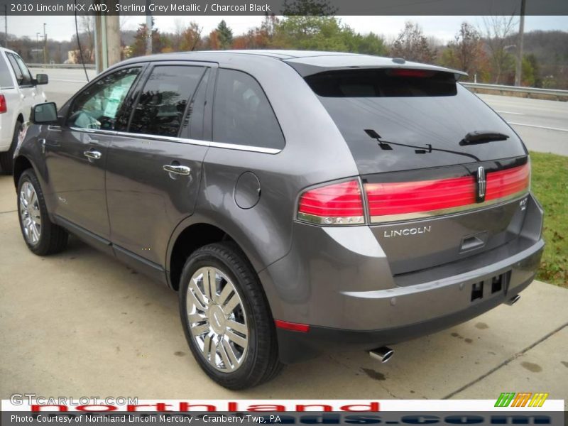 Sterling Grey Metallic / Charcoal Black 2010 Lincoln MKX AWD