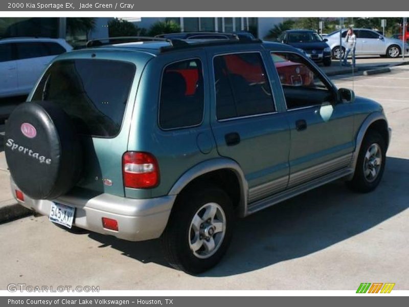 Jade Green / Gray 2000 Kia Sportage EX