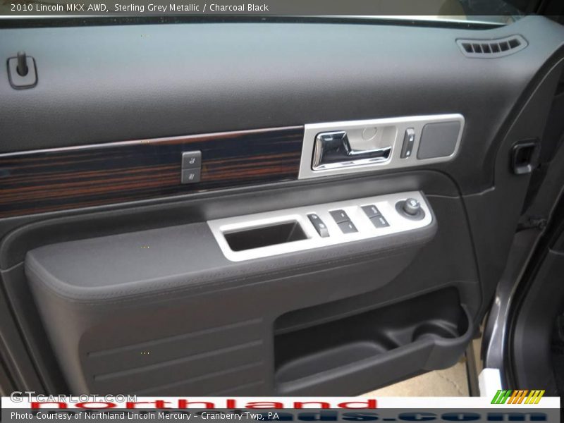 Sterling Grey Metallic / Charcoal Black 2010 Lincoln MKX AWD
