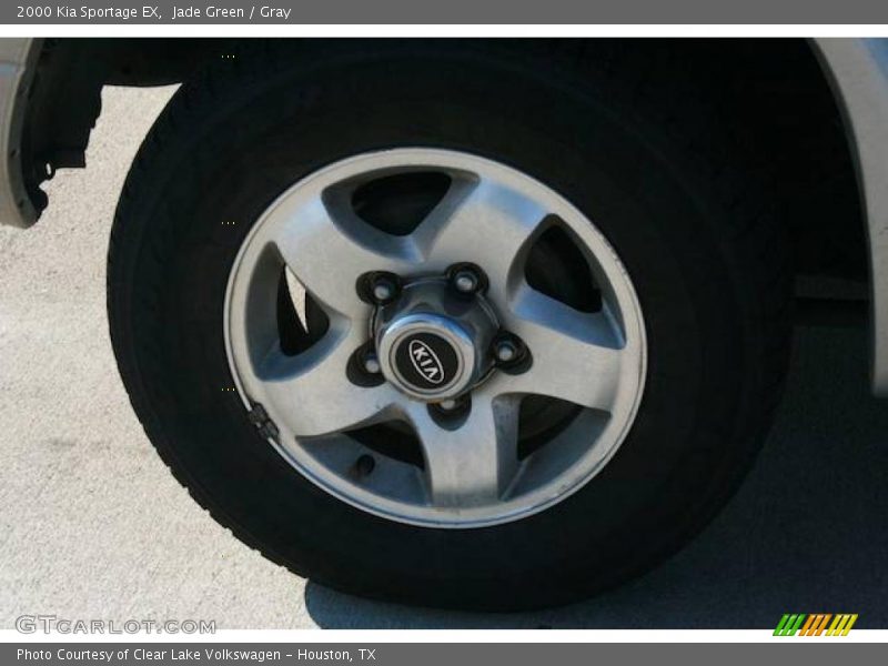 Jade Green / Gray 2000 Kia Sportage EX