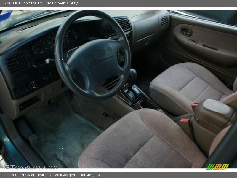 Jade Green / Gray 2000 Kia Sportage EX