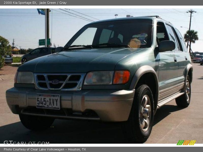 Jade Green / Gray 2000 Kia Sportage EX
