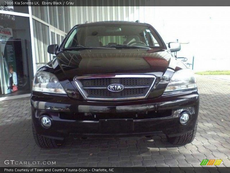 Ebony Black / Gray 2006 Kia Sorento LX