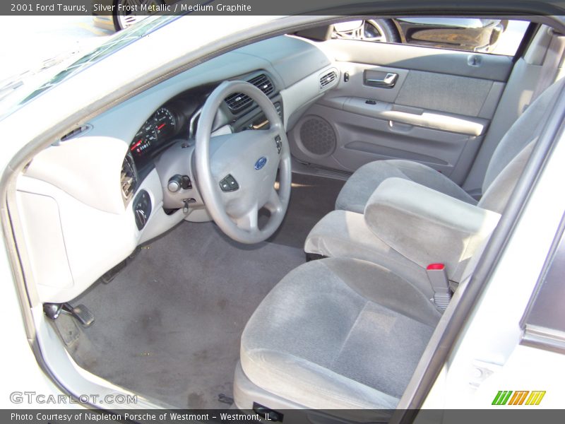 Silver Frost Metallic / Medium Graphite 2001 Ford Taurus