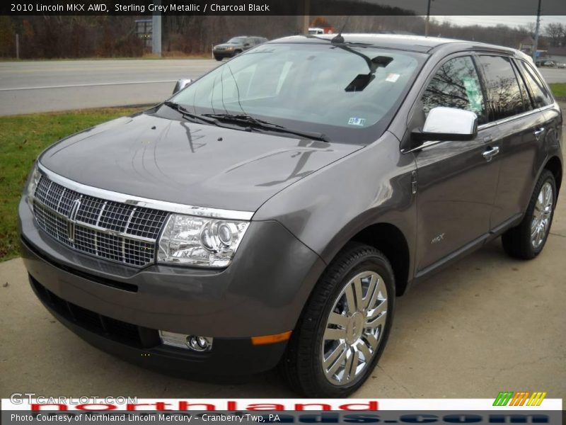Sterling Grey Metallic / Charcoal Black 2010 Lincoln MKX AWD