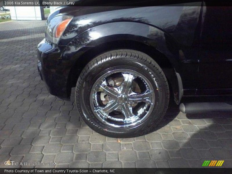 Ebony Black / Gray 2006 Kia Sorento LX