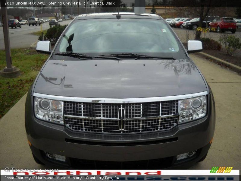Sterling Grey Metallic / Charcoal Black 2010 Lincoln MKX AWD