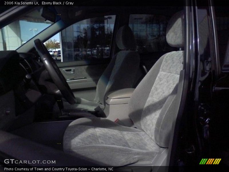 Ebony Black / Gray 2006 Kia Sorento LX