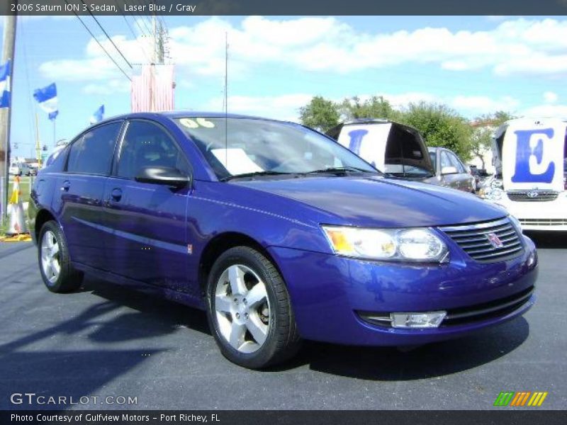 Laser Blue / Gray 2006 Saturn ION 3 Sedan