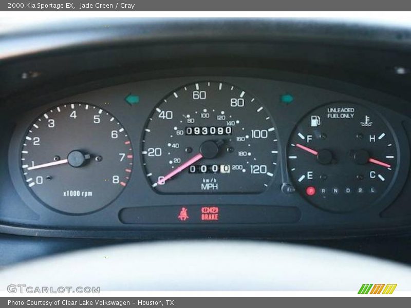Jade Green / Gray 2000 Kia Sportage EX