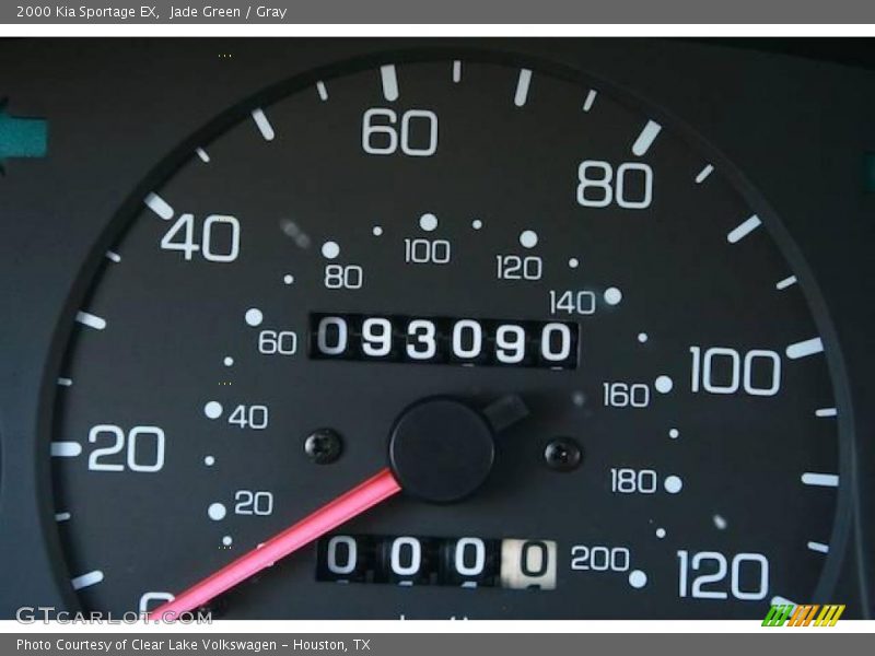Jade Green / Gray 2000 Kia Sportage EX