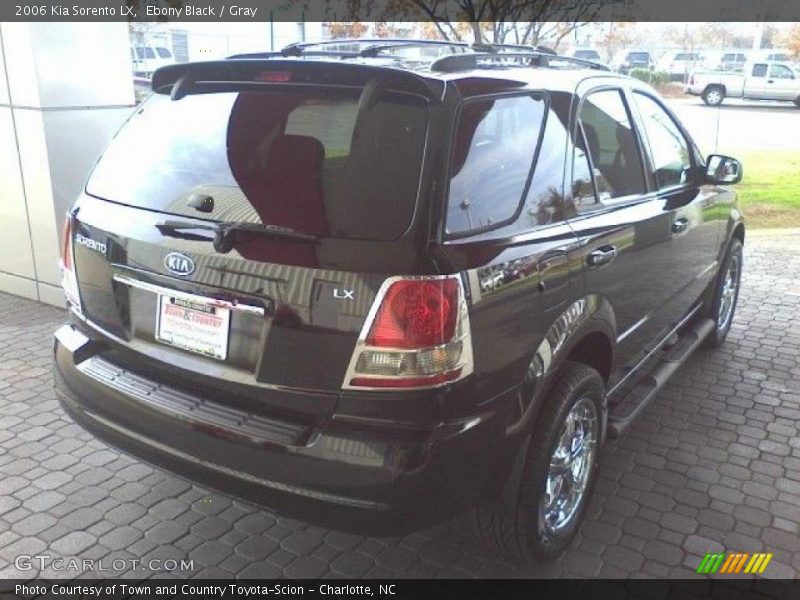 Ebony Black / Gray 2006 Kia Sorento LX