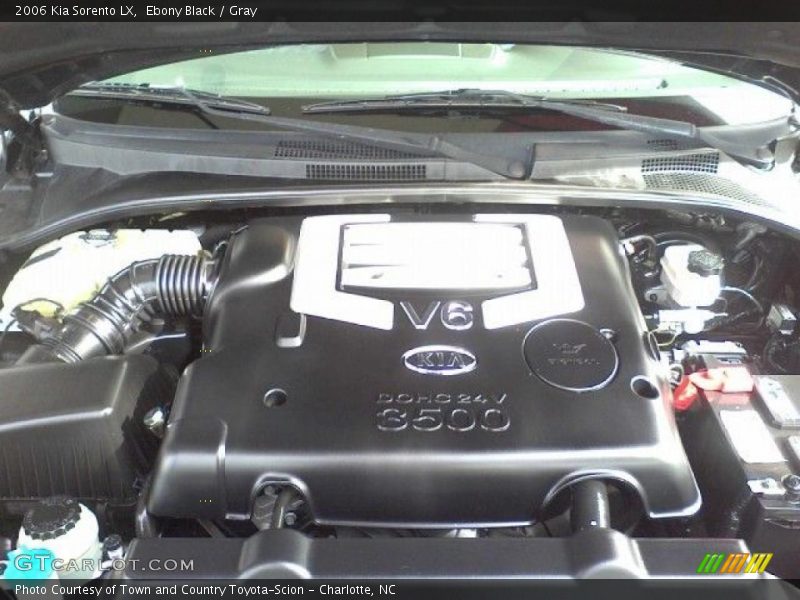 Ebony Black / Gray 2006 Kia Sorento LX