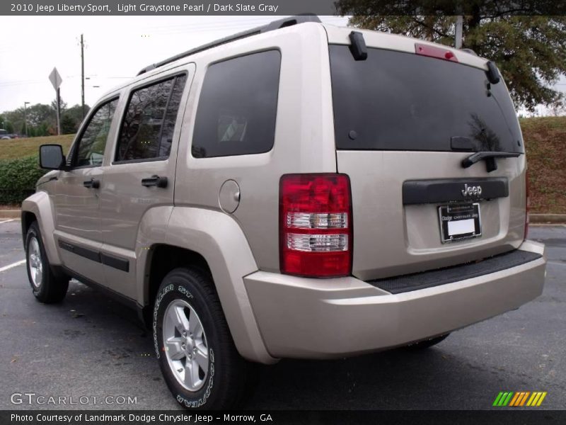Light Graystone Pearl / Dark Slate Gray 2010 Jeep Liberty Sport