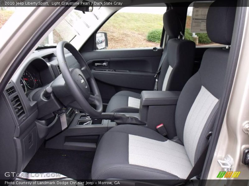 Light Graystone Pearl / Dark Slate Gray 2010 Jeep Liberty Sport