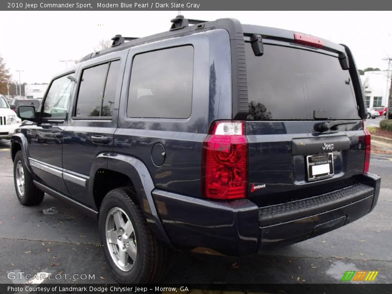 Modern Blue Pearl / Dark Slate Gray 2010 Jeep Commander Sport