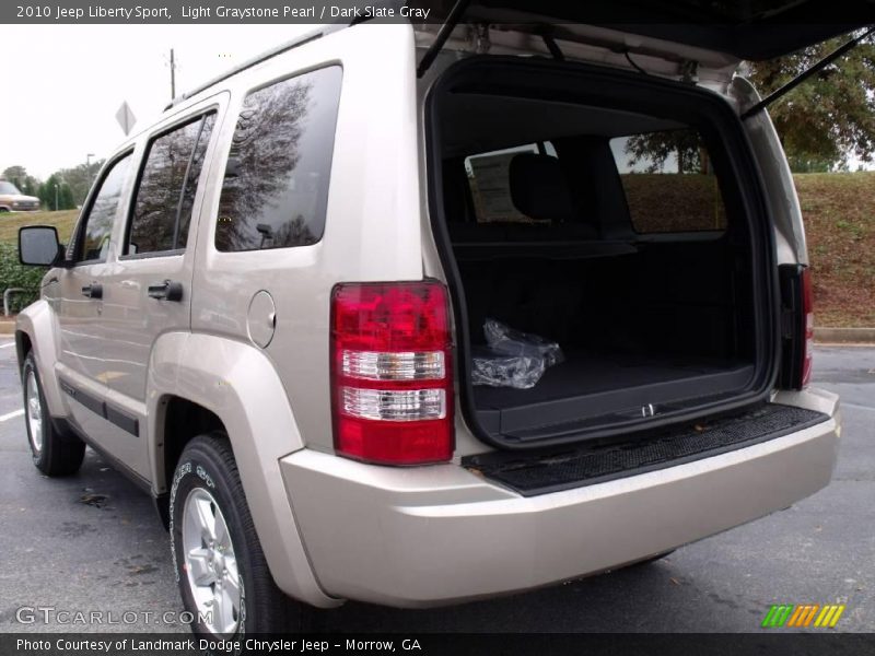 Light Graystone Pearl / Dark Slate Gray 2010 Jeep Liberty Sport