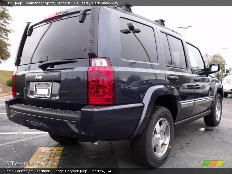 Modern Blue Pearl / Dark Slate Gray 2010 Jeep Commander Sport