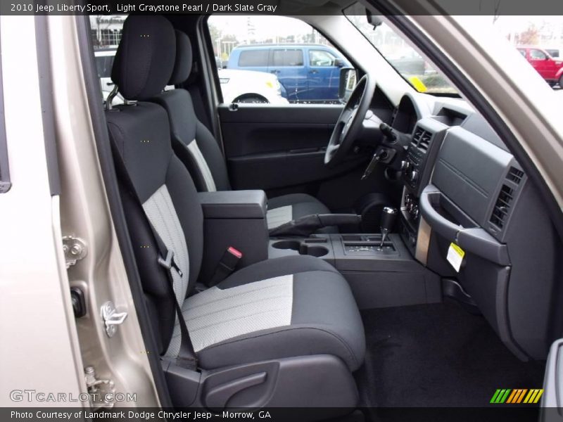 Light Graystone Pearl / Dark Slate Gray 2010 Jeep Liberty Sport