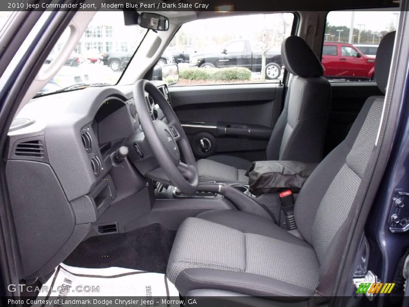 Modern Blue Pearl / Dark Slate Gray 2010 Jeep Commander Sport