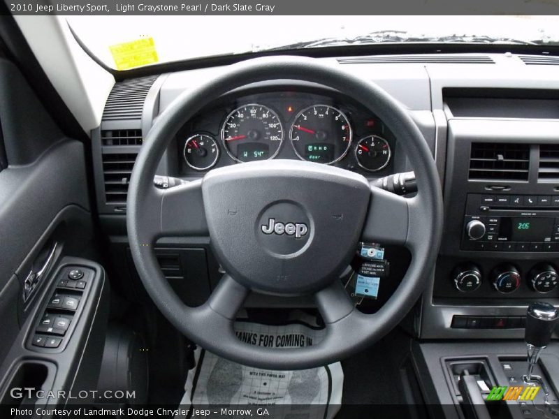 Light Graystone Pearl / Dark Slate Gray 2010 Jeep Liberty Sport