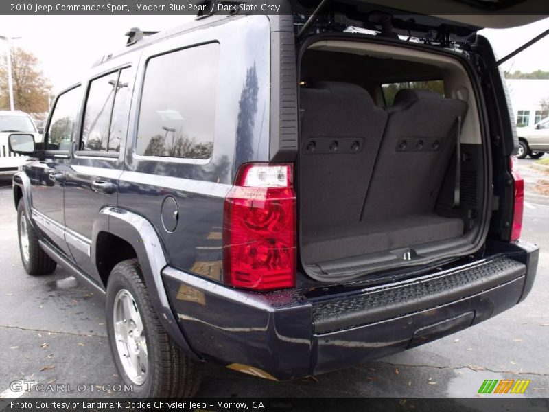 Modern Blue Pearl / Dark Slate Gray 2010 Jeep Commander Sport