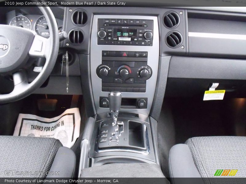 Modern Blue Pearl / Dark Slate Gray 2010 Jeep Commander Sport
