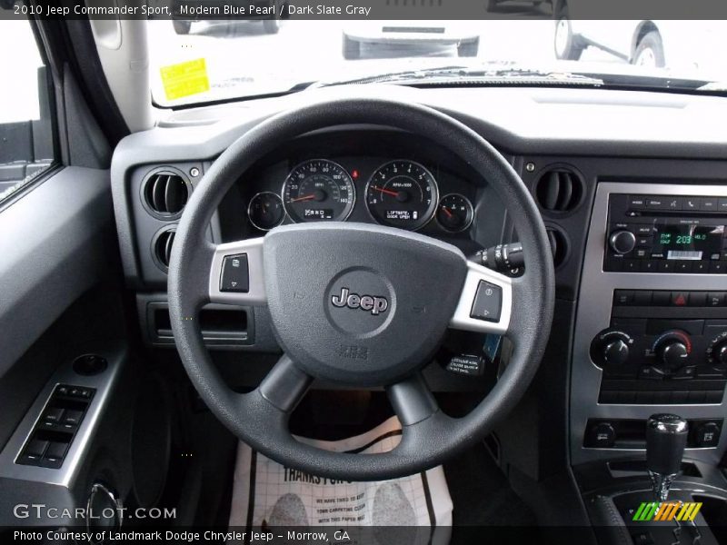 Modern Blue Pearl / Dark Slate Gray 2010 Jeep Commander Sport