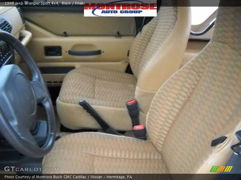 Black / Khaki 1998 Jeep Wrangler Sport 4x4