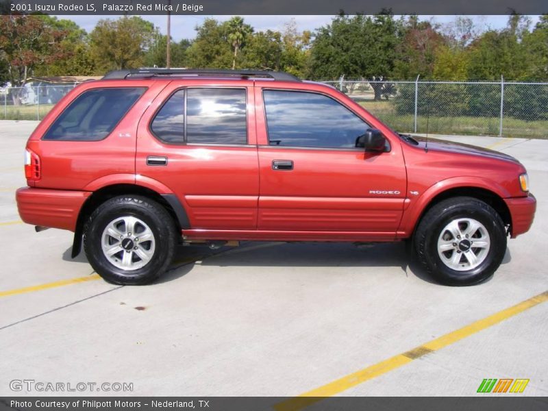 Palazzo Red Mica / Beige 2001 Isuzu Rodeo LS