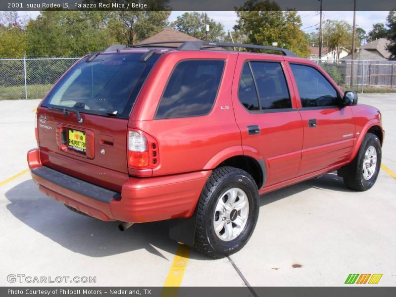 Palazzo Red Mica / Beige 2001 Isuzu Rodeo LS